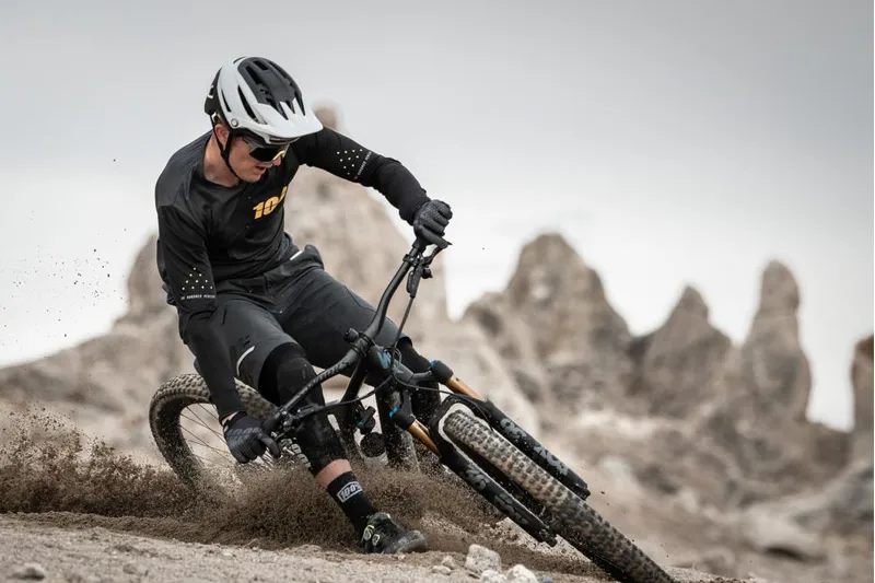 100 Ridecamp Long Sleeved Jersey Charcoal-2