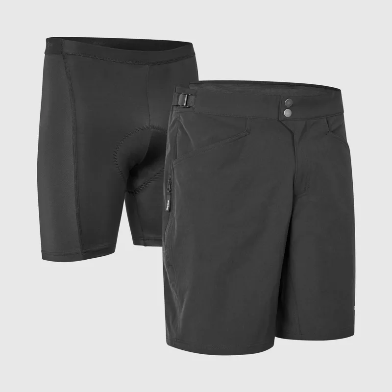 GripGrab Flow 2in1 Technical Cycling Short - Black-1
