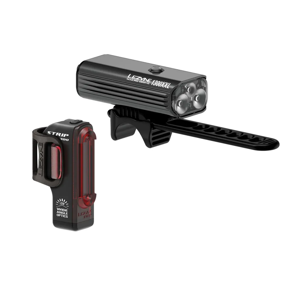 Lezyne LED Macro Drive 1300XXL Light Set - Black