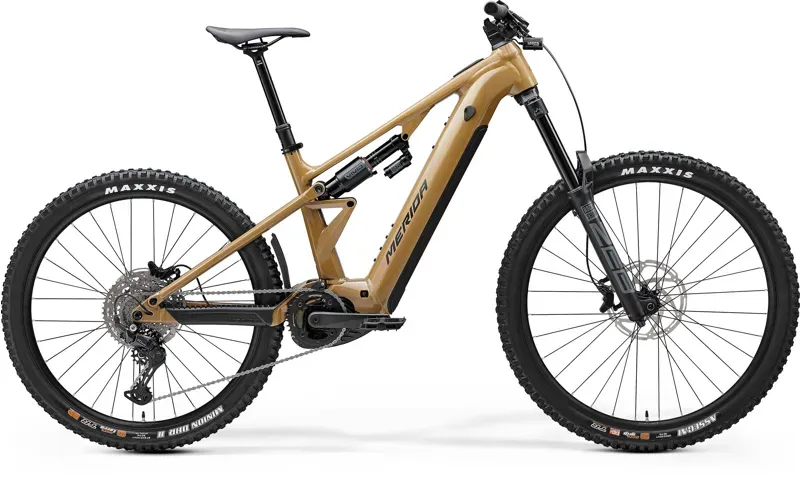 2025 Merida eOne-Eighty 500 Electric Mountain Bike - River Clay