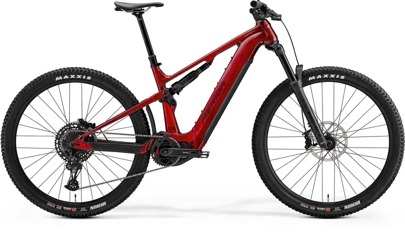 2024 Merida eOne-Forty 675 Electric Mountain Bike - Red Black