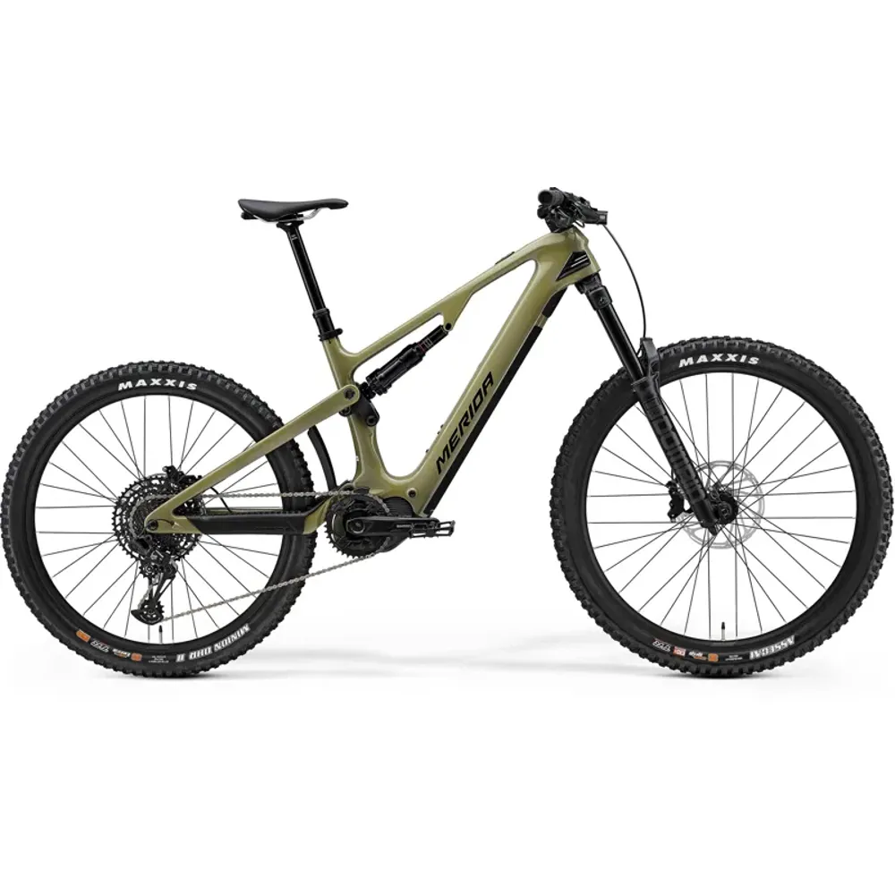 2024 Merida eOne-Sixty 6000 Electric Mountain Bike - Green Black