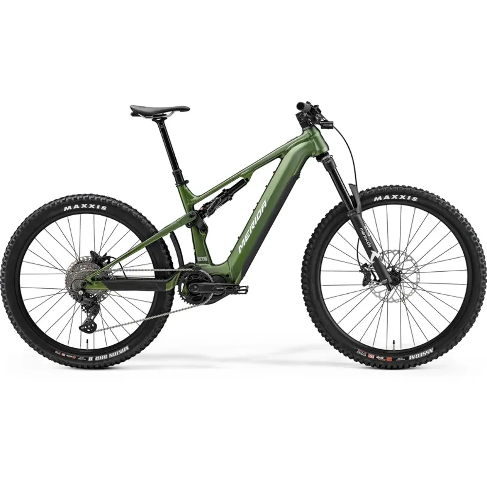 2024 Merida eOne-Sixty 675 Electric Mountain Bike - Green White