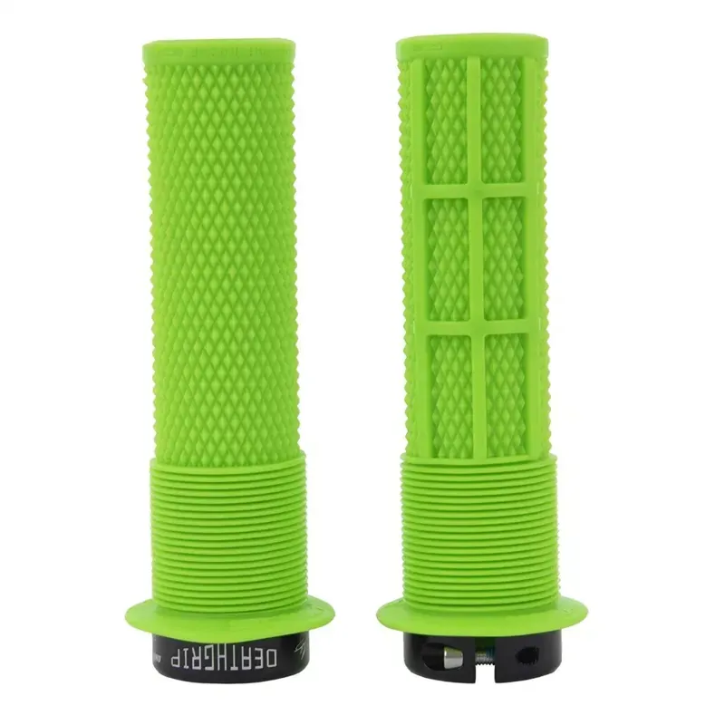 DMR Brendog DeathGrip - Flanged MTB Grips - Thick - Sick Green