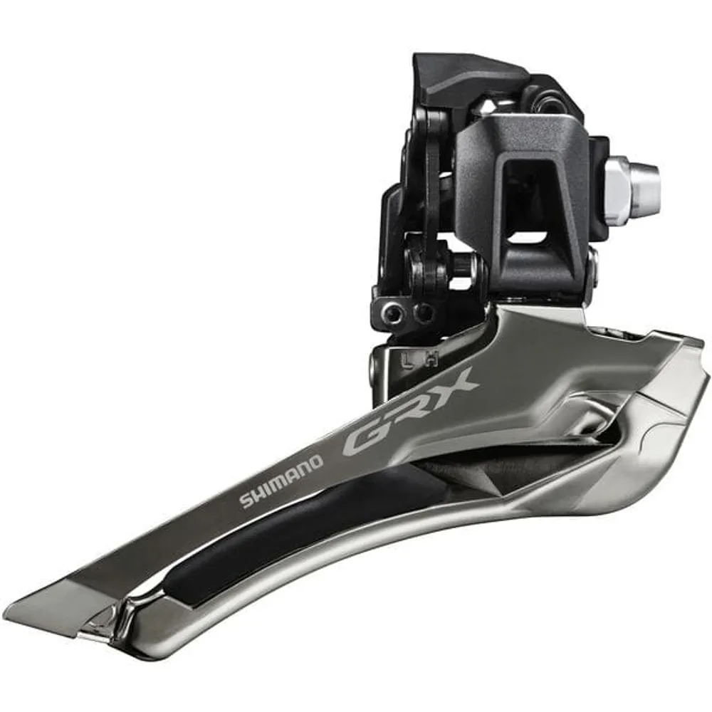 Shimano GRX RX820 12spd Double Braze-On Front Mech - Grey