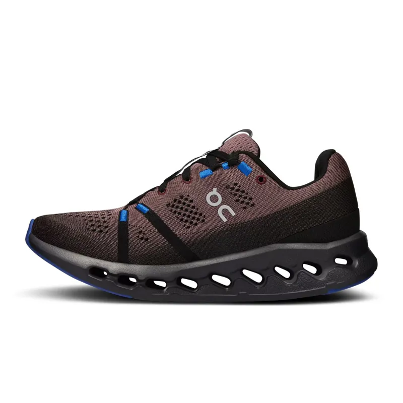 On Cloudsurfer Womens Road Running Shoes - Black Cobalt-2