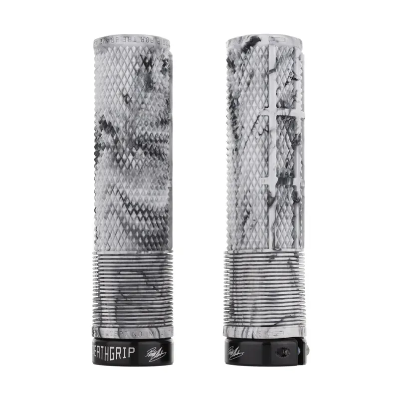 DMR DeathGrip 2 MTB Grips - Snow Camo White