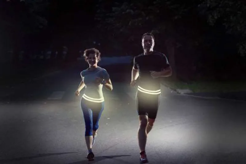 FlipBelt Reflective Running Belt Black Small-2