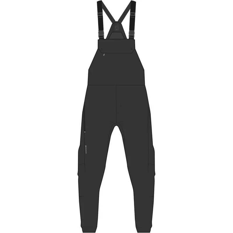 Madison DTE 3-Layer Waterproof Bib Trousers - Black-1