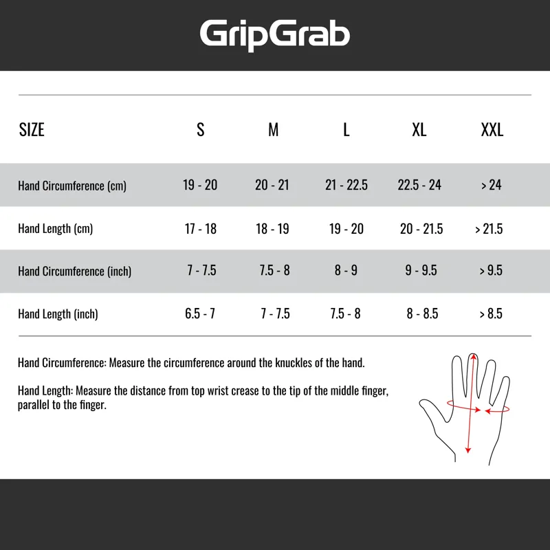 GripGrab Shark Padded Full Finger Summer Gloves - Black-1