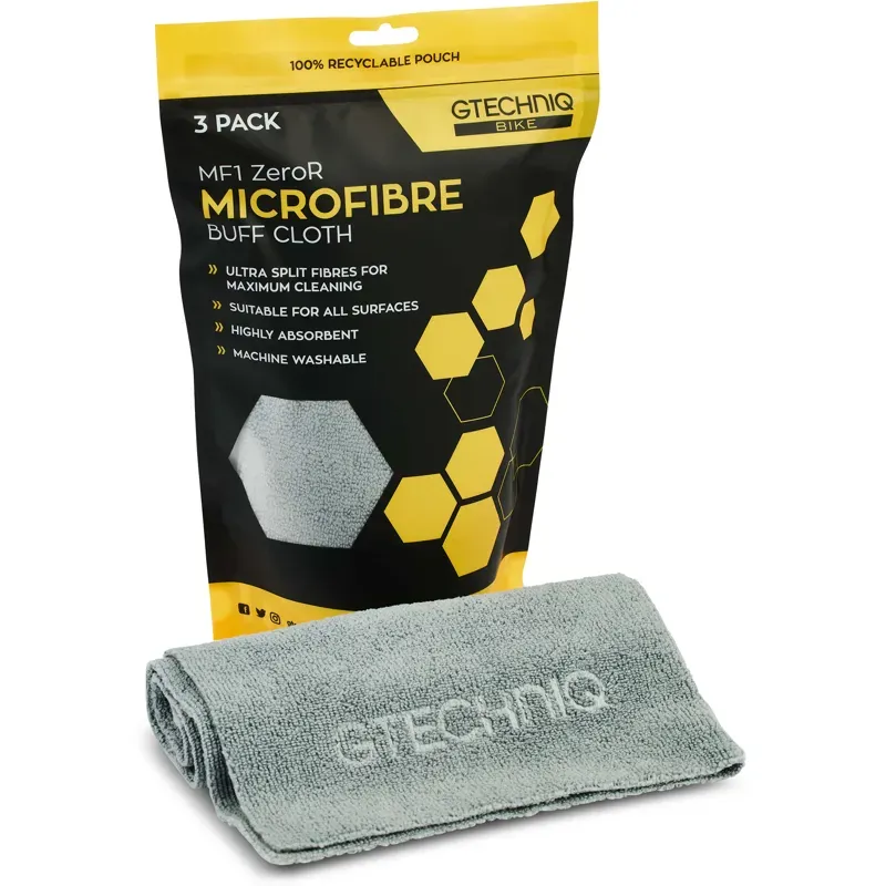 Gtechniq Bike Microfiber Cloths - 3 Pack
