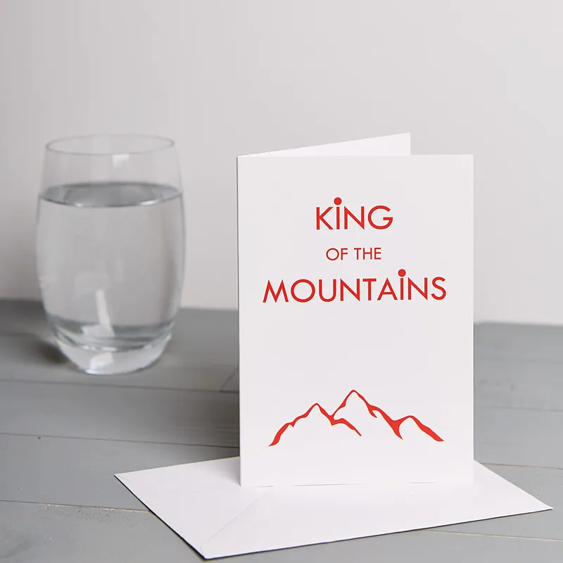 Ginger  and  French King Of Mountains Card