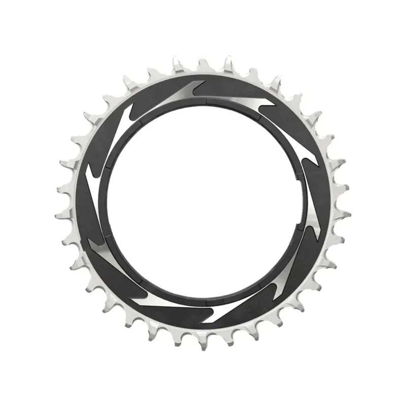 SRAM Chain Ring T-TYPE Powermeter Threaded 3mm Offset Eagle including Pin Thread Backup And Screw XXSL D1 2023 BLACK SILVER 3