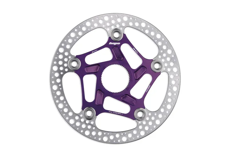 Hope RX Centre Lock Disc - 160mm - Purple