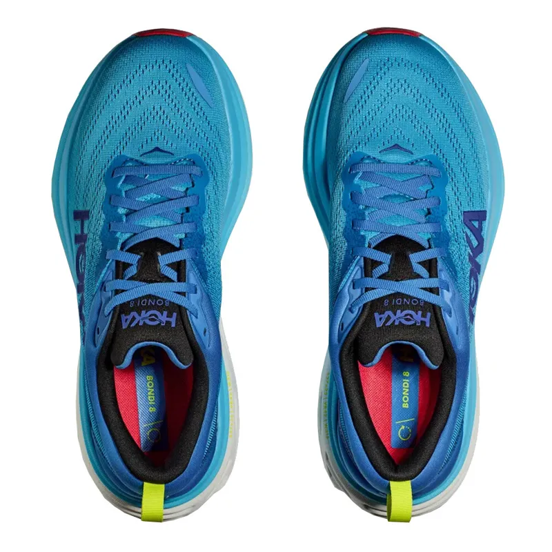 Hoka Bondi 8 Road Running Shoe - Virtual Blue Swim Day-2