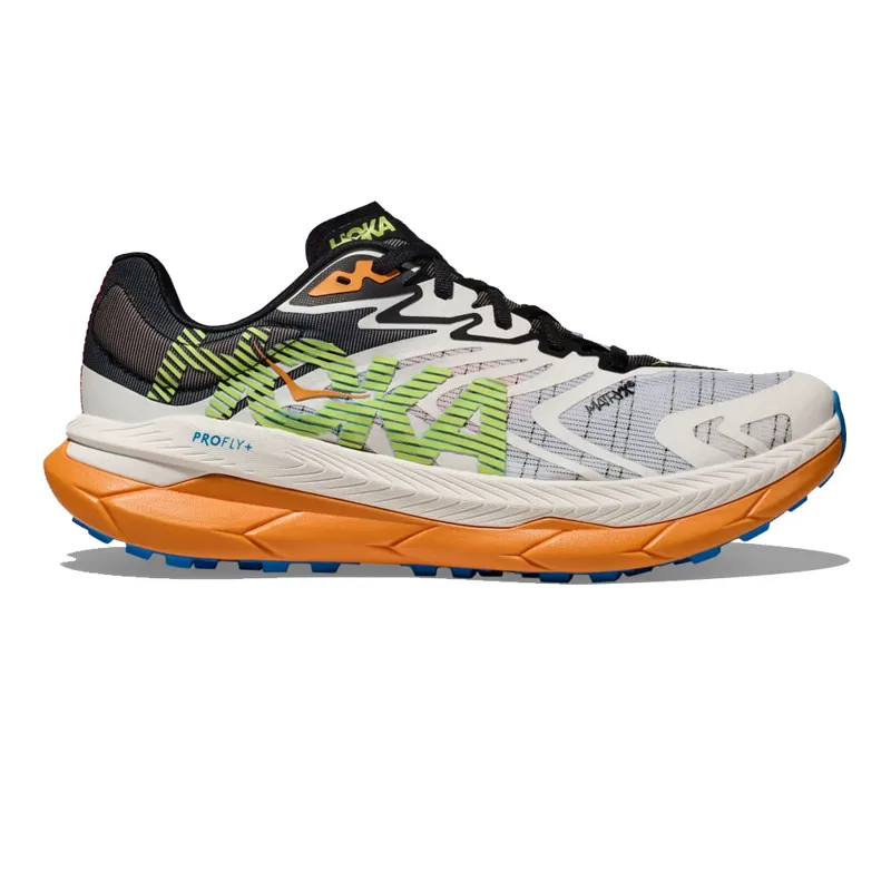 Hoka Tecton X 2 Trail Running Shoes - White Solar Flare