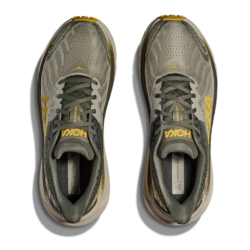 Hoka Challenger 7 Wide All-Terrain Running Shoes - Olive Haze Forest Cover-4