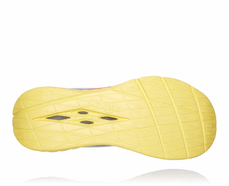 Hoka Carbon X Womens Road Running Shoe - Nimbus Cloud Lantana - 7-4