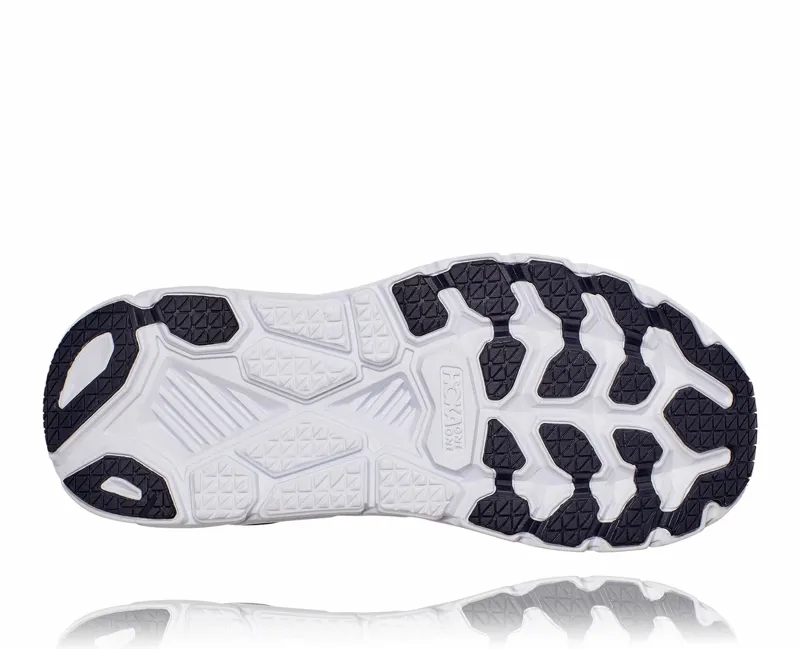 Hoka Clifton 7 Road Running Shoe Womens Black Iris And Blue Haze-3