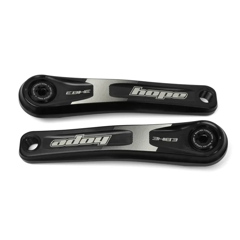 Hope E-Bike Narrow Crankset - 165mm - Black