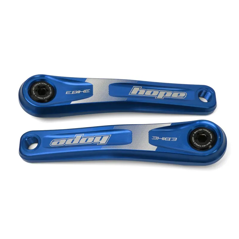 Hope E-Bike Narrow Crankset - 165mm - Blue
