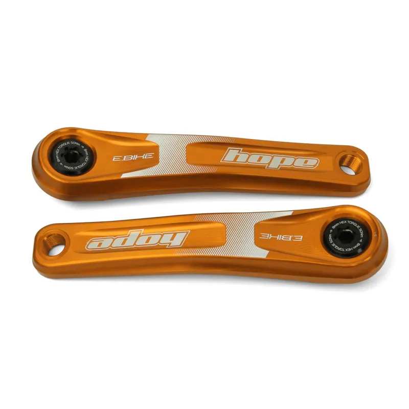 Hope E-Bike Narrow Crankset - 165mm - Orange