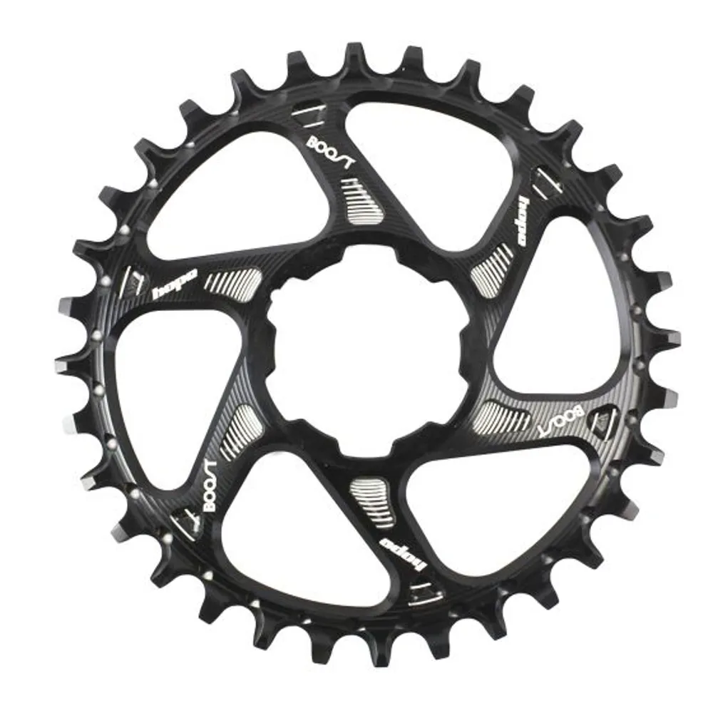 Hope Spiderless Retainer Ring Boost 12 Speed 34T Chain Ring - Black