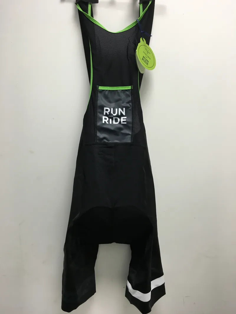 Run and Ride Shop Team Bib Shorts - Black-1