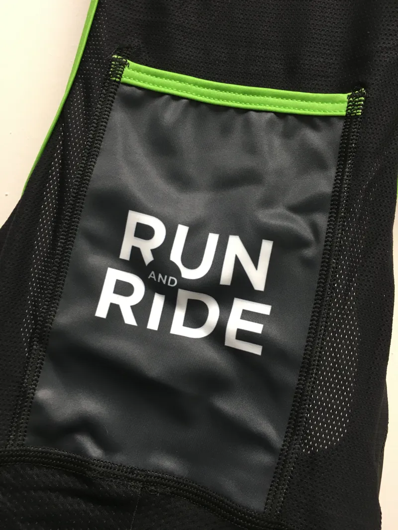 Run and Ride Shop Team Bib Shorts - Black-2