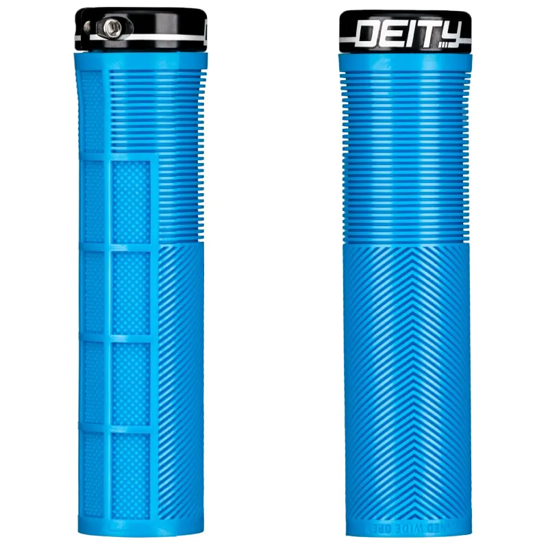 Deity Knuckleduster Grips - Blue or Turquoise