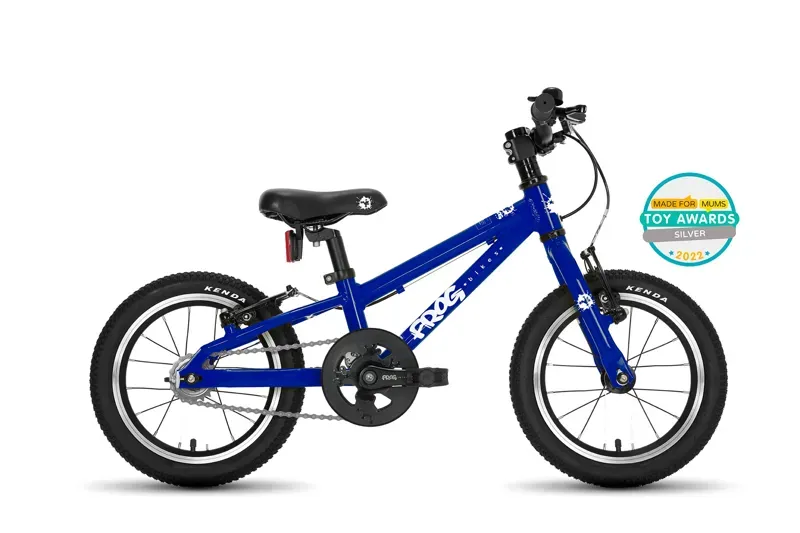 Frog 40 14inch Lightweight Children's First Pedal Bike - Electric Blue