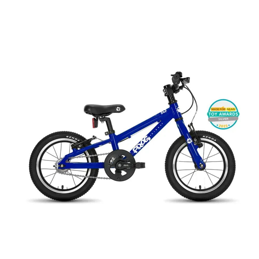 Frog 40 14inch Lightweight Children's First Pedal Bike - Electric Blue