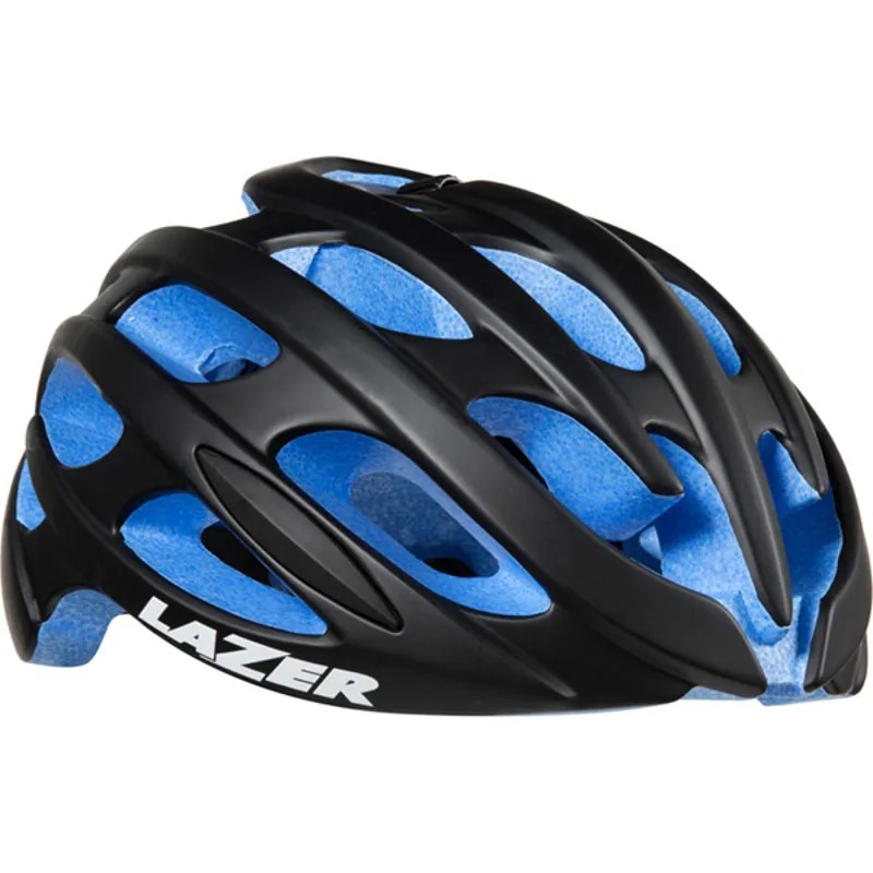 Lazer Blade Road Helmet Matt Black With Blue EPS