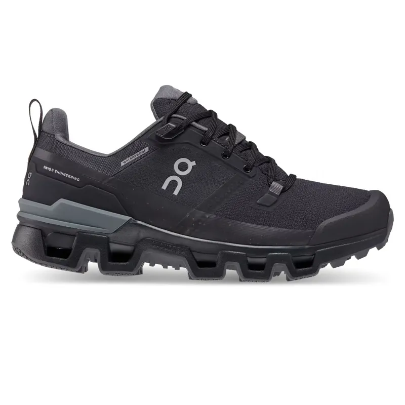 On Cloudwander Waterproof Womens Trail Running Shoe - Black
