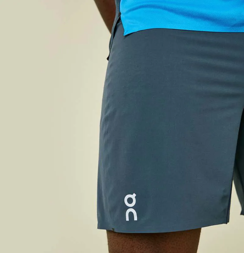 On Lightweight Running Short Navy Black-1