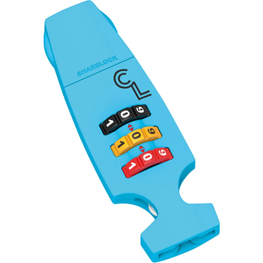 Lazer Cappuccino Coffee Stop Cycle Lock Blue