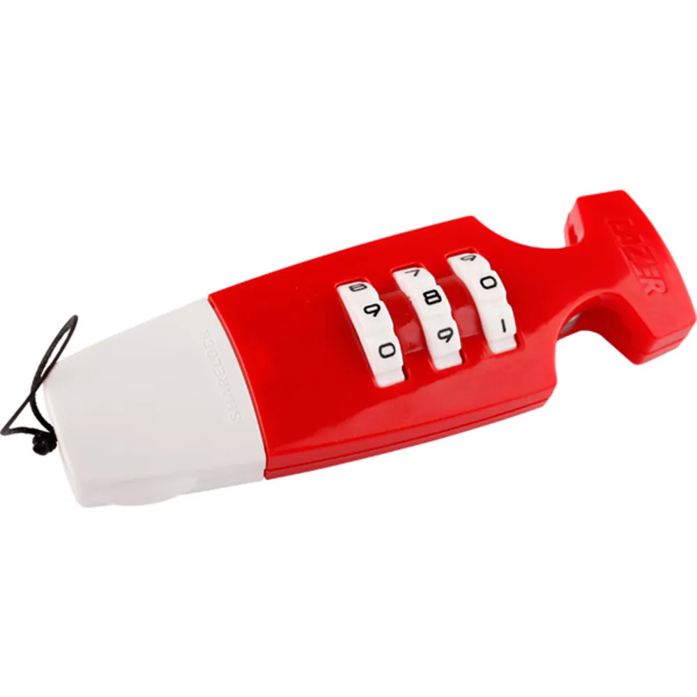 Lazer Cappuccino Coffee Stop Cycle Lock Red