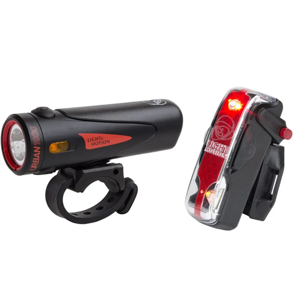 Light And Motion Urban 1000 And Vis 180 Pro Front And Rear Lightset