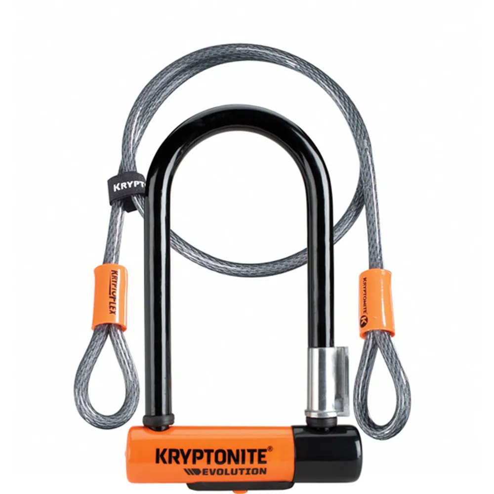 Kryptonite Evolution Mini 7 Lock With 4ft Kryptoflex Cable