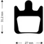Aztec Organic Disc Brake Pads For Hope Tech X2.