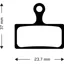 Aztec Organic Shimano XTR 2011 Disc Brake Pads