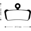 Aztec Organic Disc Brake Pads For Avid XO Trail