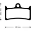 Aztec Organic Disc Brake Pads For Hope V4.