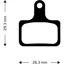 Aztec Organic Disc Brake Pads For Shiman Unk