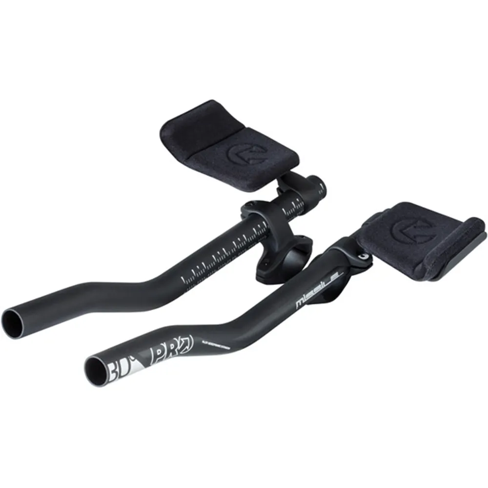 Pro Aero Bar Missile S-Bend Clip On Black 31.8mm