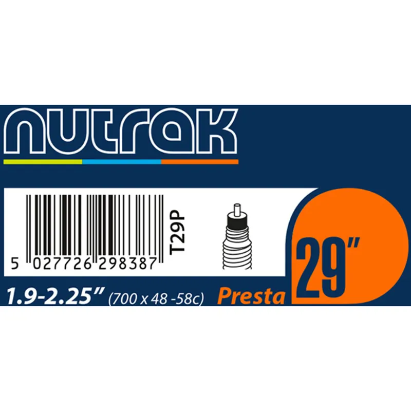 Nutrak 29 X 1.9 - 2.2 Inch Presta Inner Tube
