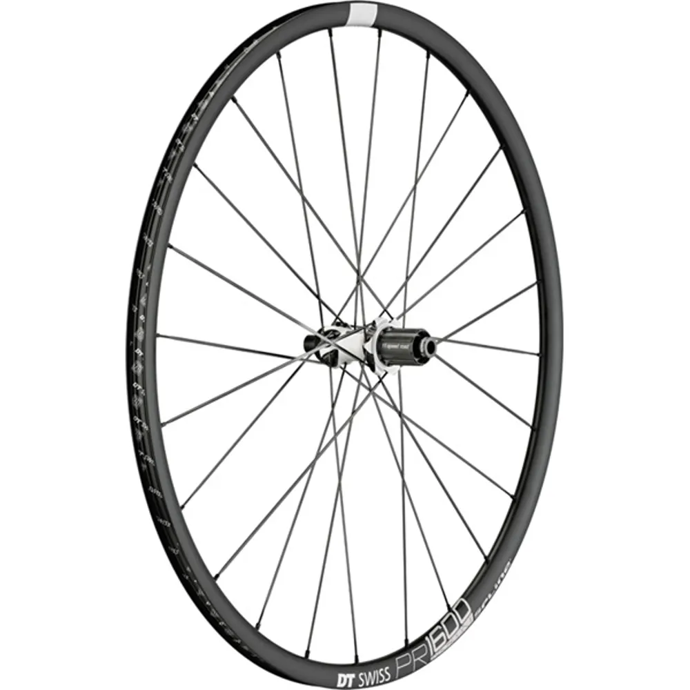 DT Swiss PR1600 Spline Disc Brake Road Wheel Clincher 23 x 18mm Rear