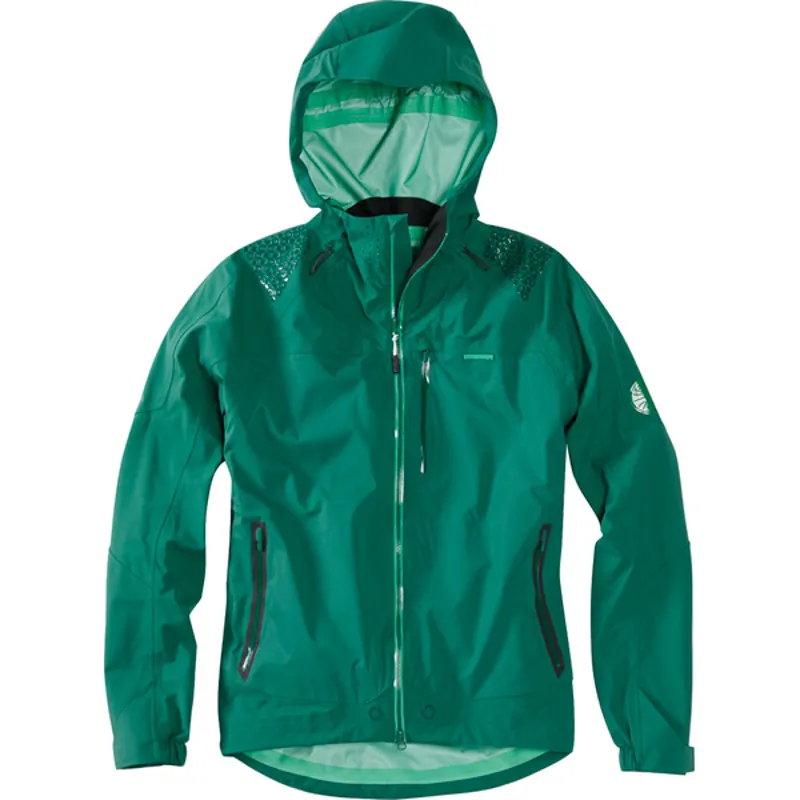 Madison DTE 3 Layer Waterproof Storm Jacket Green Run and Ride