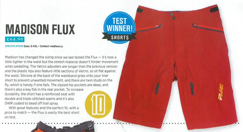 Madison Flux Lightweight Trail Short Blue