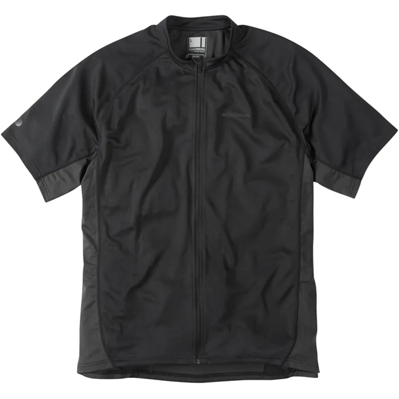 2015 Madison Trail Short Sleeved Jersey Black